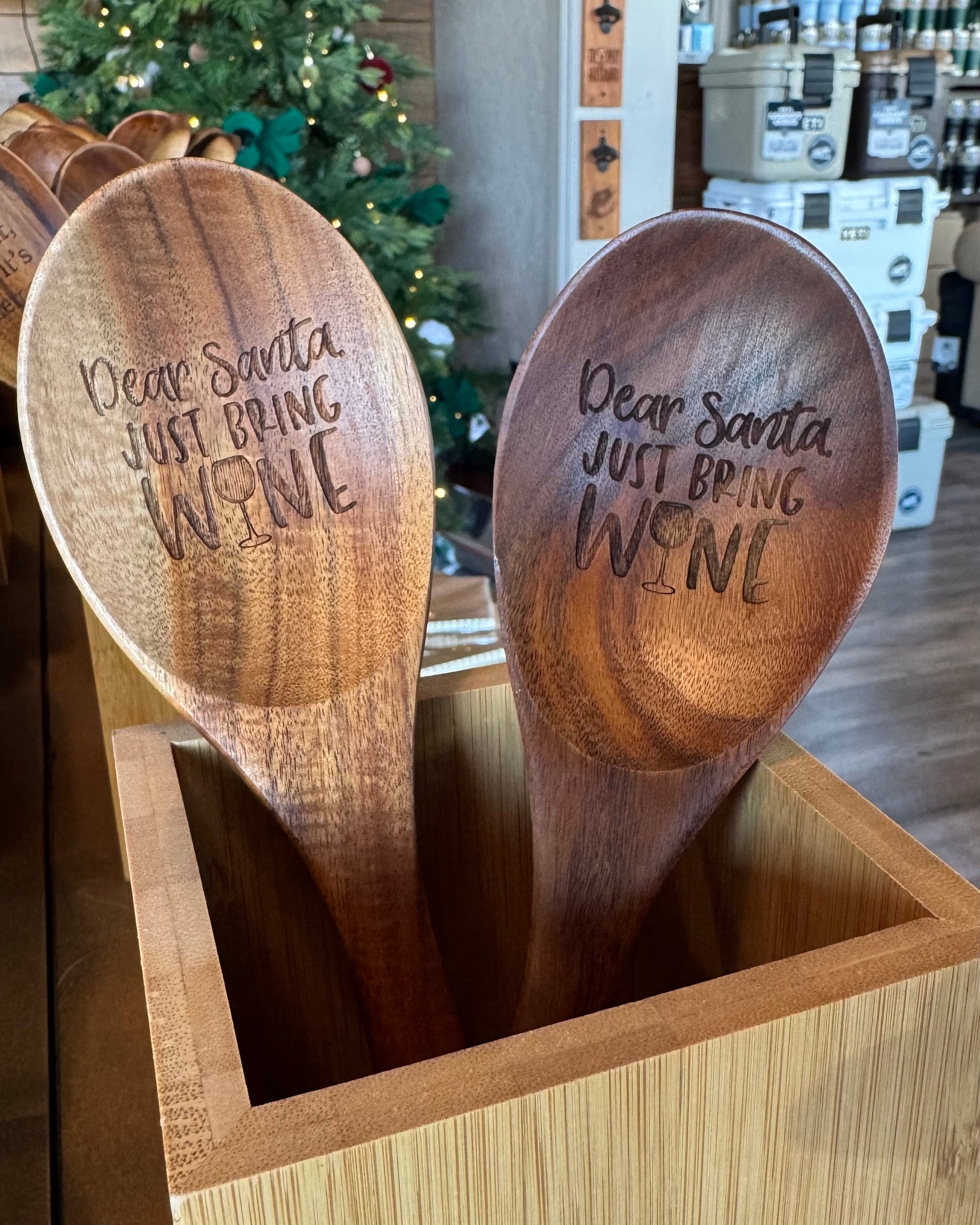 Teak Wood Mixing Spoon – Durable Wooden Kitchen Utensil | Christmas Gift Idea