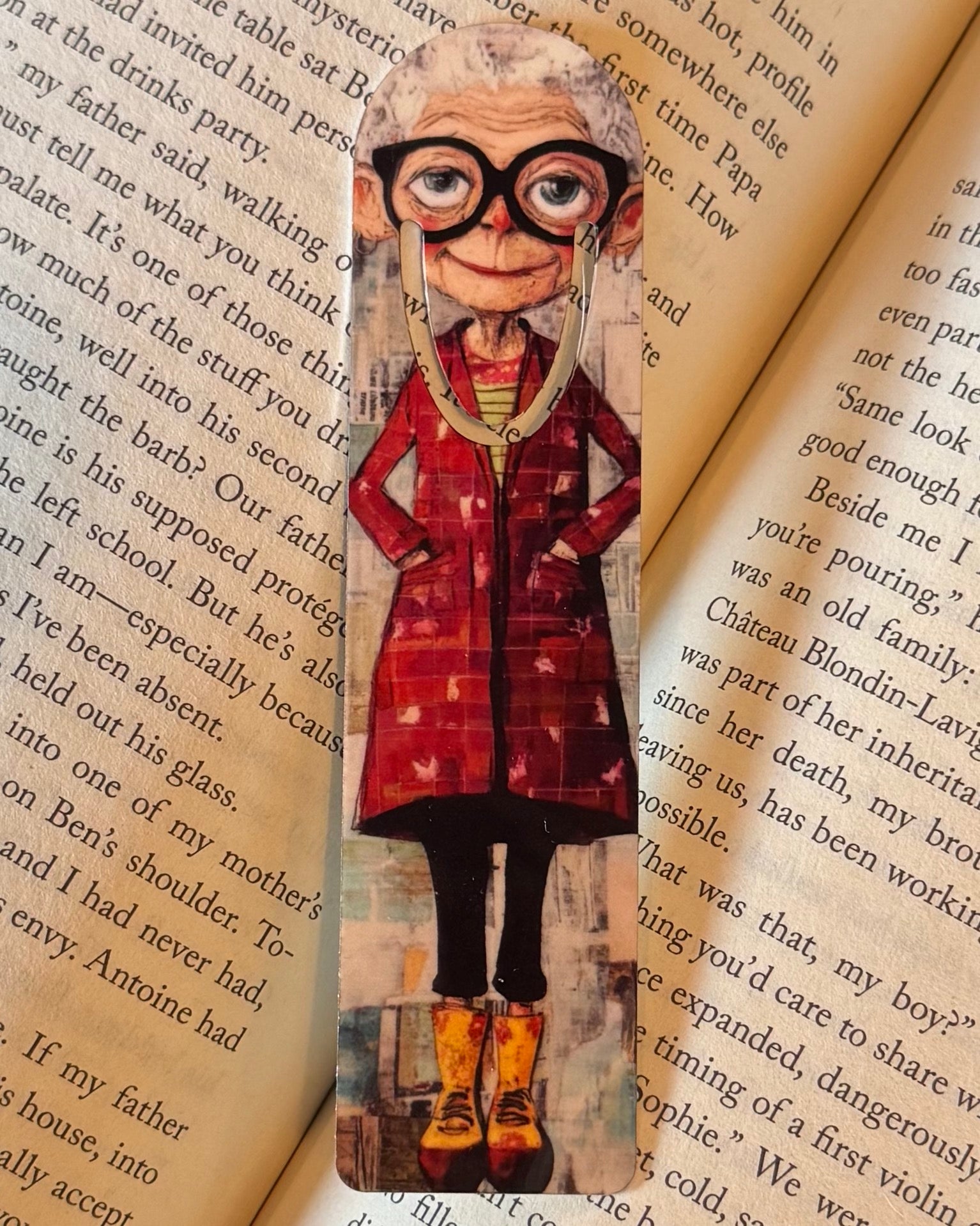 Aluminum Bookmark - Printed Quirky Book Page Marker | Stylish Reading Accessory