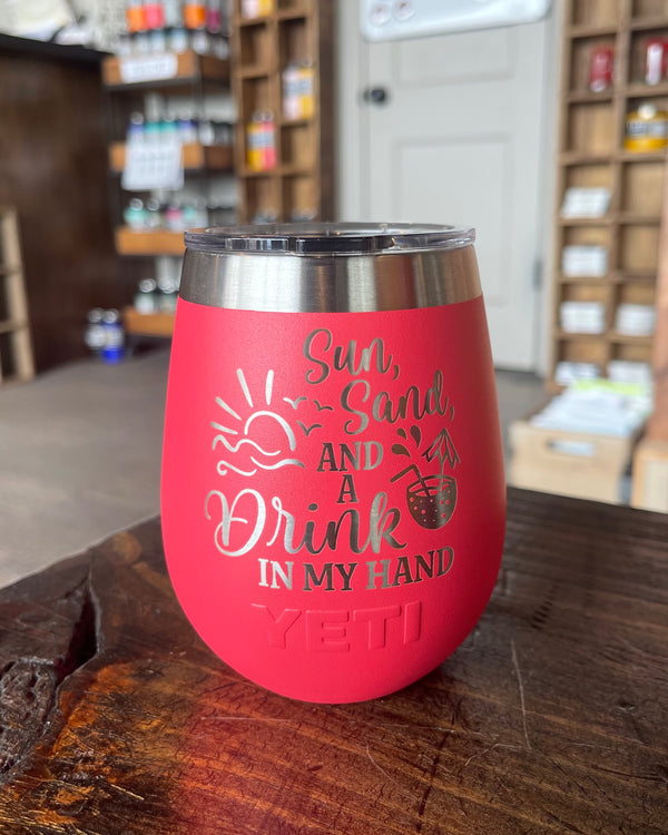 Yeti x All Within My Hands Wine Tumbler