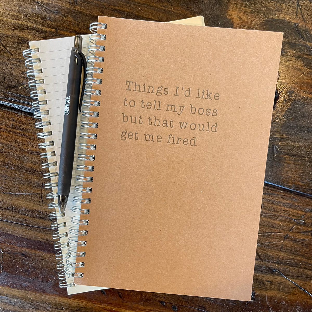 Spiral Notebook - Things I&#39;d Like to Tell My Boss - ImpressMeGifts