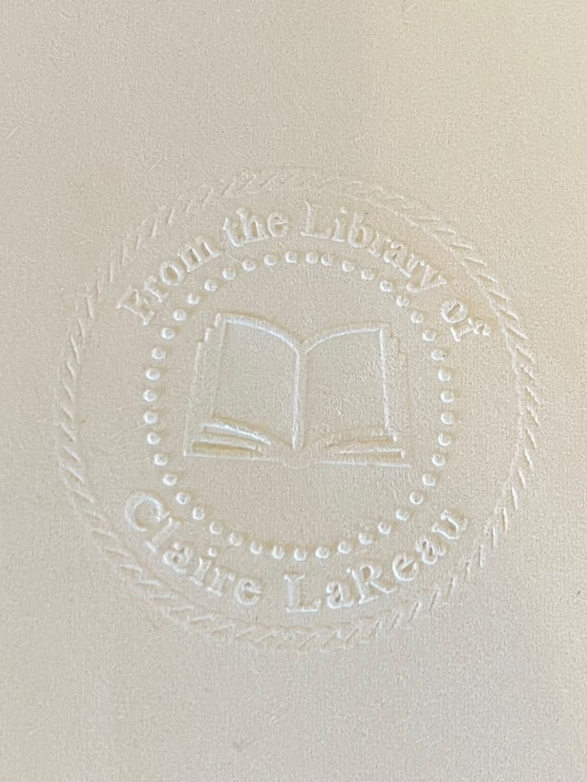 Embosser - 'From The Library of' Rope Design - ImpressMeGifts