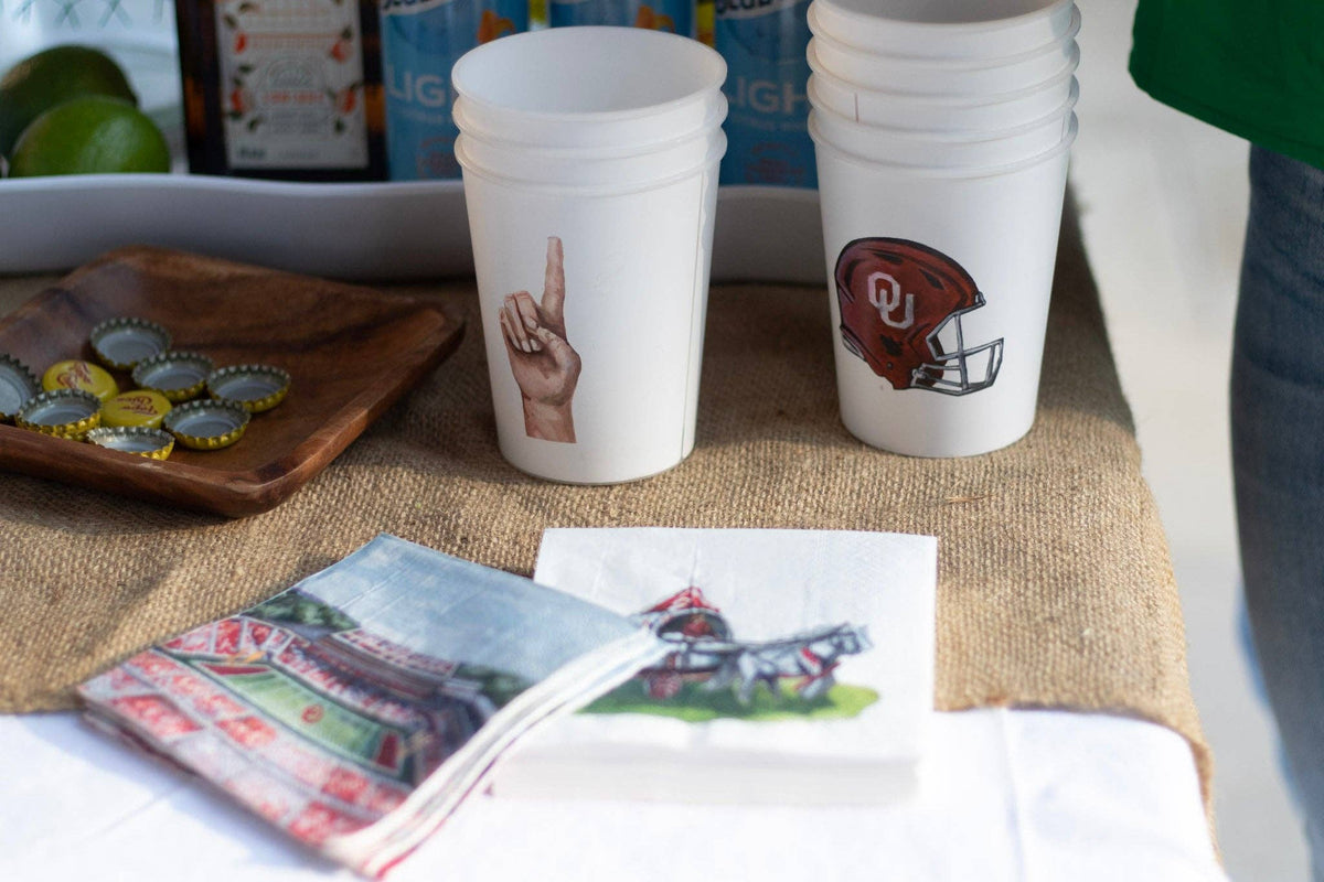 Oklahoma, University of Gaylord Stadium Napkin Set