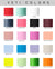 a color chart for a variety of colors