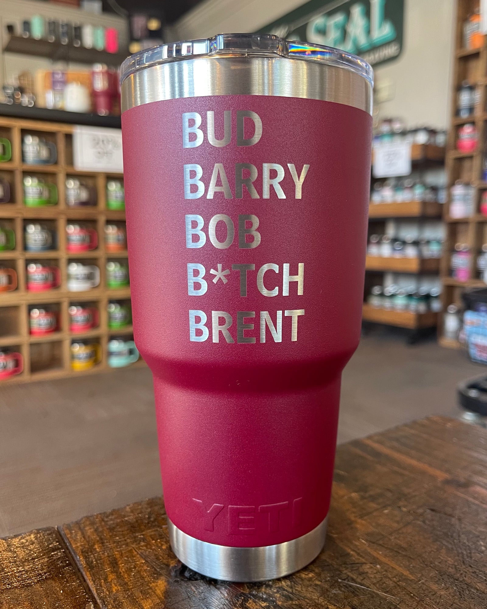 Customize your YETI drinkware with free monogramming for Valentine's