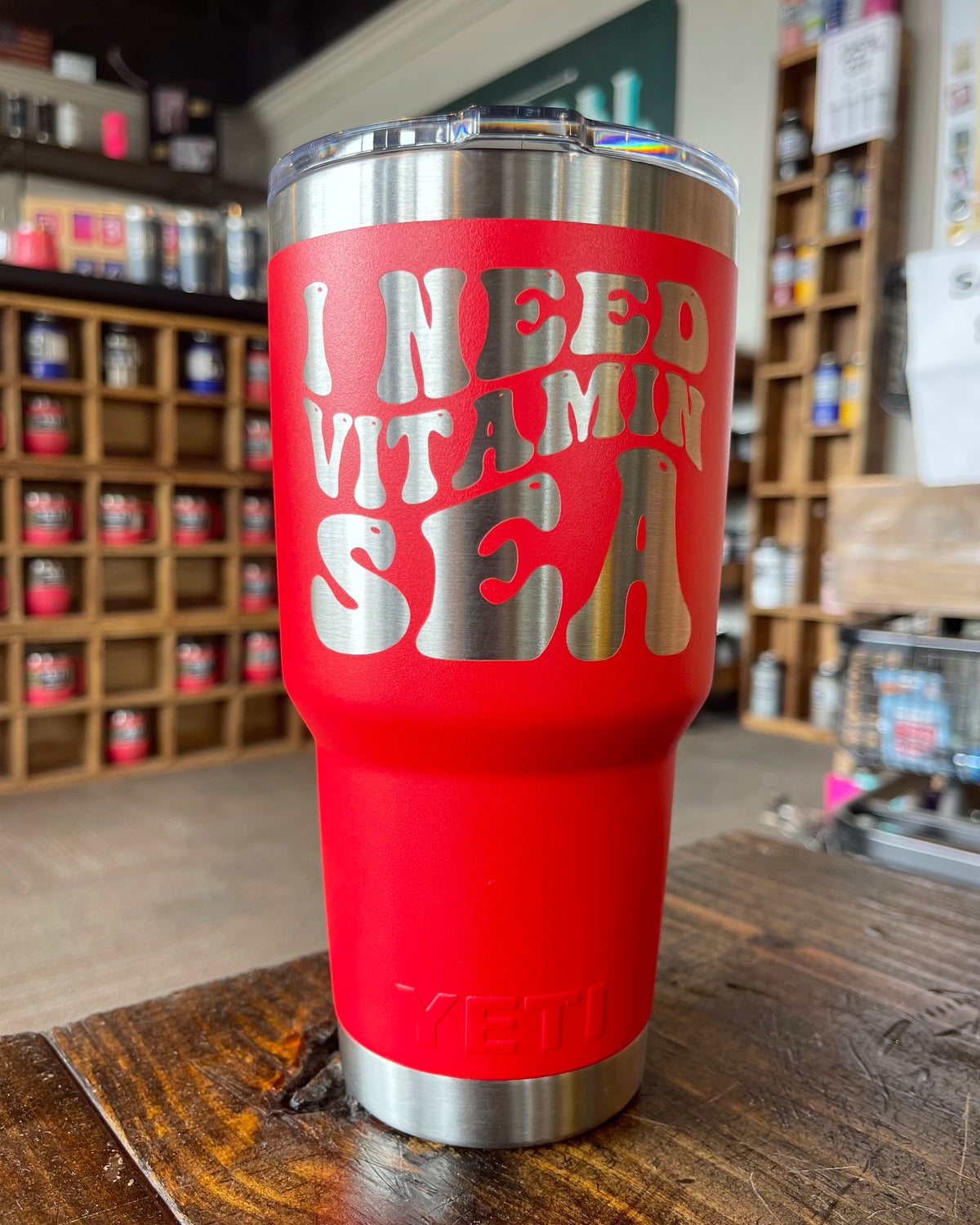 Laser Engraved Authentic YETI Rambler - LIFE is Better at the LAKE -  ImpressMeGifts