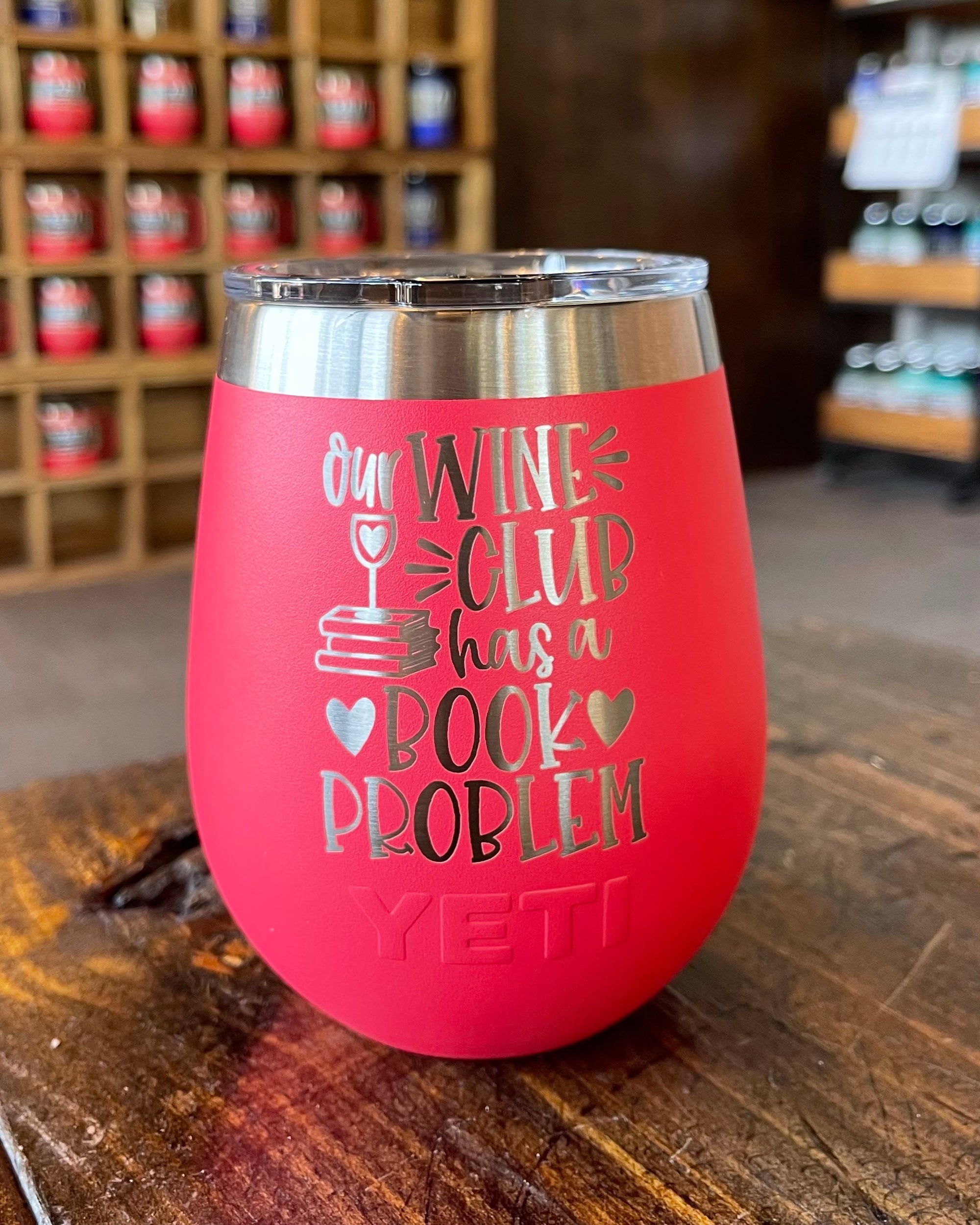 PERSONALIZED Authentic 10 oz Yeti Wine Tumbler - LASER ENGRAVED -  ImpressMeGifts