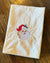 Flour Sack Dish Towel - Vintage Santa