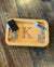 Cherry Wood Catch-All Tray Single Letter Design - K