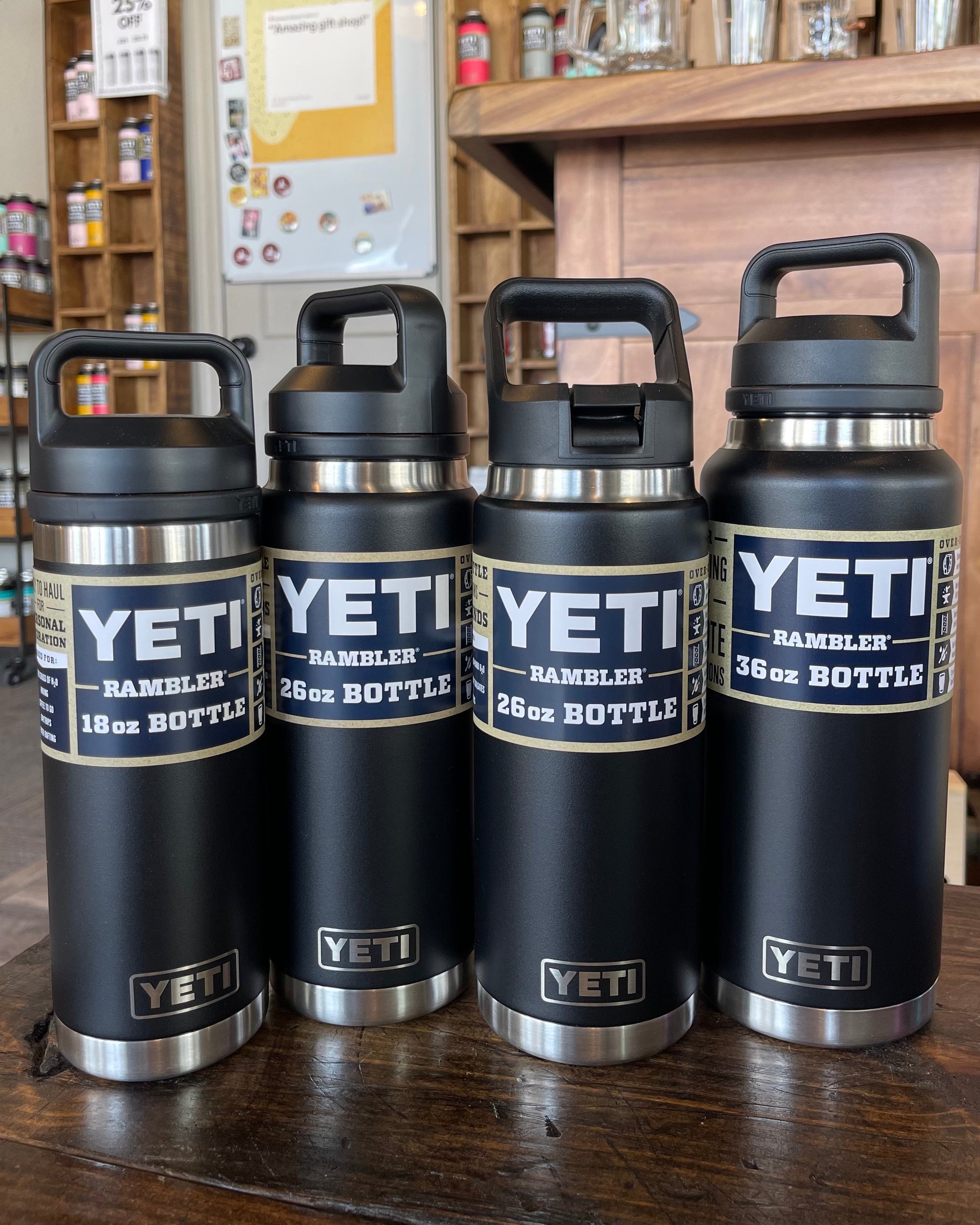 PERSONALIZED Authentic Yeti 18 oz Bottle - LASER ENGRAVED - ImpressMeGifts