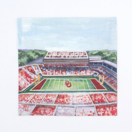 Oklahoma, University of Gaylord Stadium Napkin Set