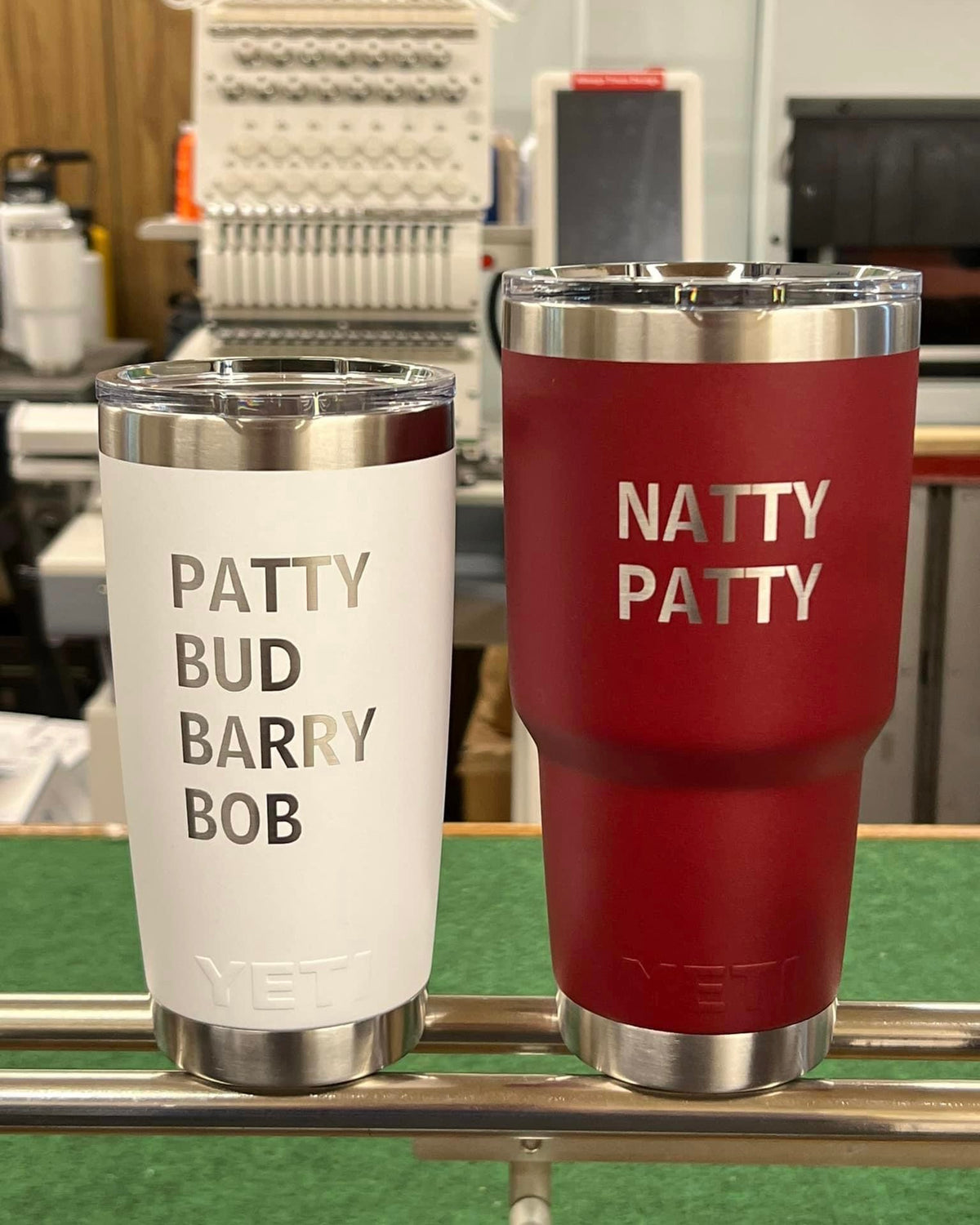 Laser Engraved Authentic Yeti Rambler - PATTY