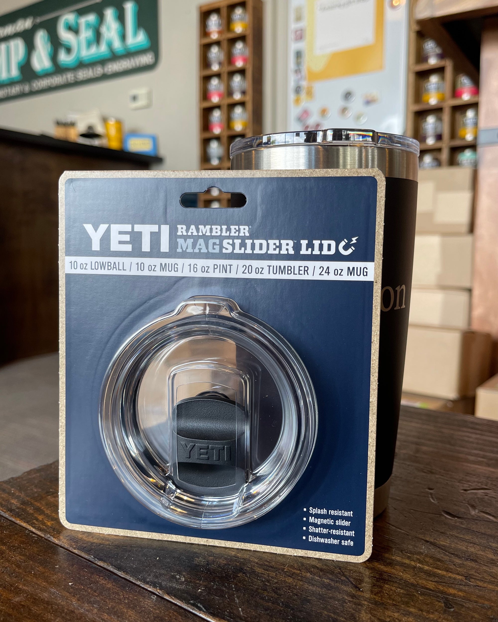 Yeti 10 oz Lowball Rambler with Magslider Lid - Navy