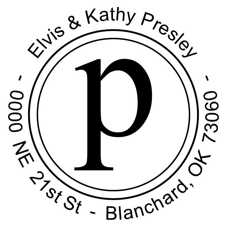 Fancy Self Inking Address Stamp 1 - ImpressMeGifts