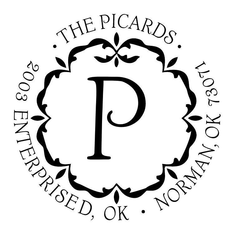 Fancy Self Inking Address Stamp 8 - ImpressMeGifts