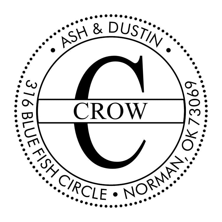 Fancy Self Inking Address Stamp 9 - ImpressMeGifts