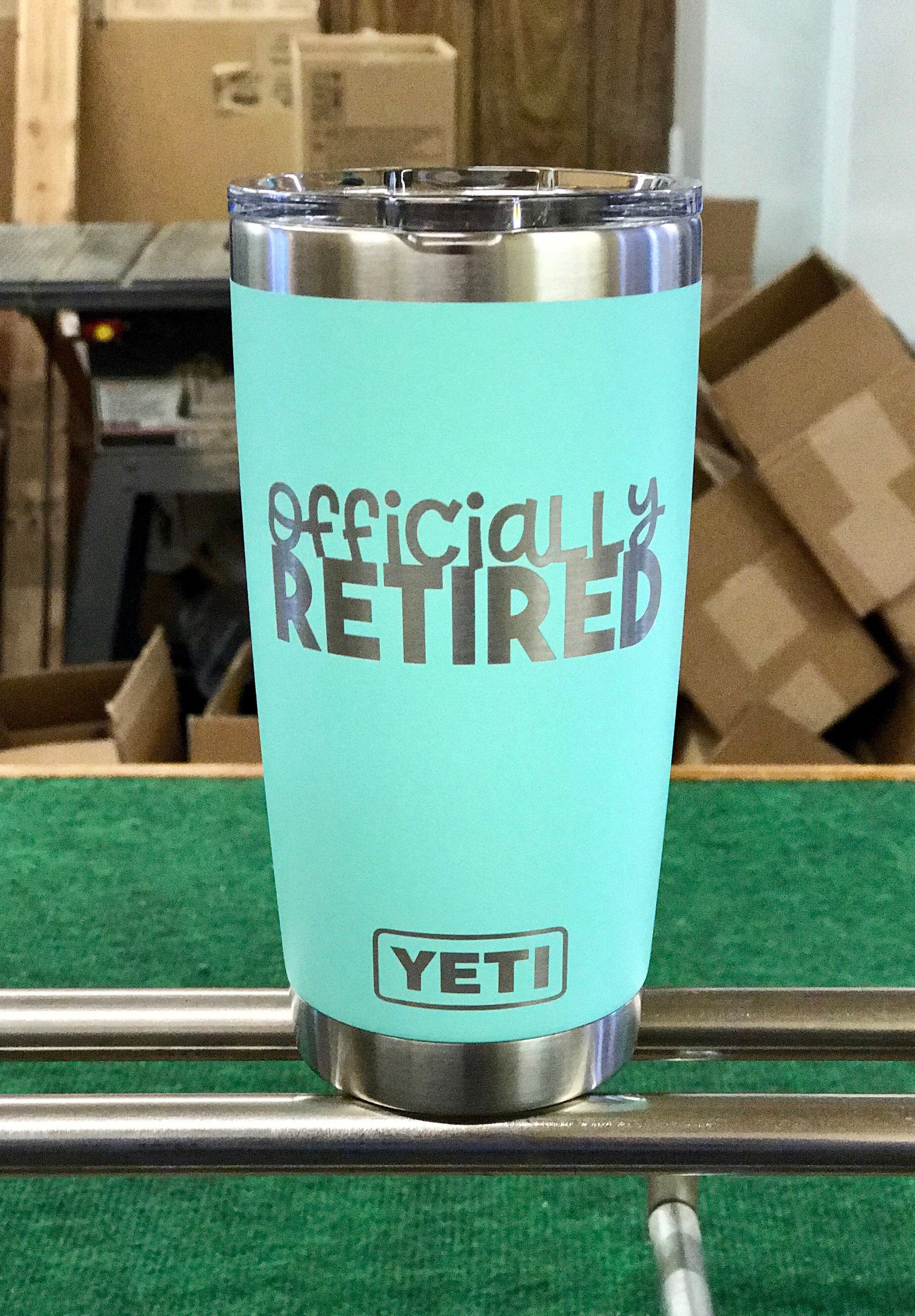 Laser Engraved Authentic YETI Rambler- OFFICIALLY RETIRED