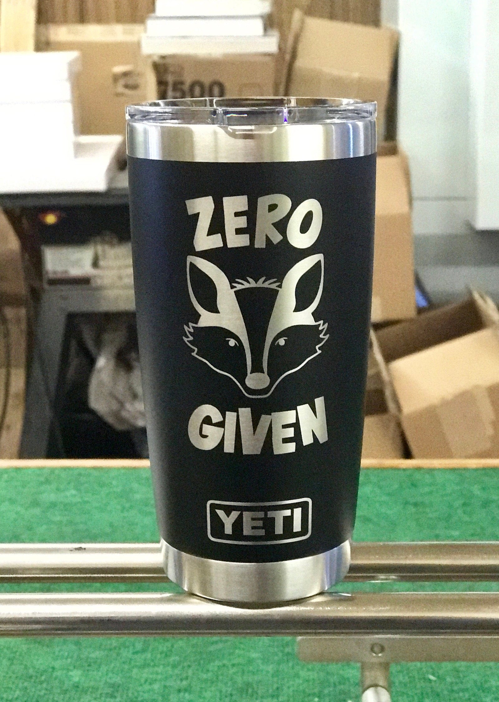 Laser Engraved Authentic YETI Rambler - ZERO FOX GIVEN - ImpressMeGifts