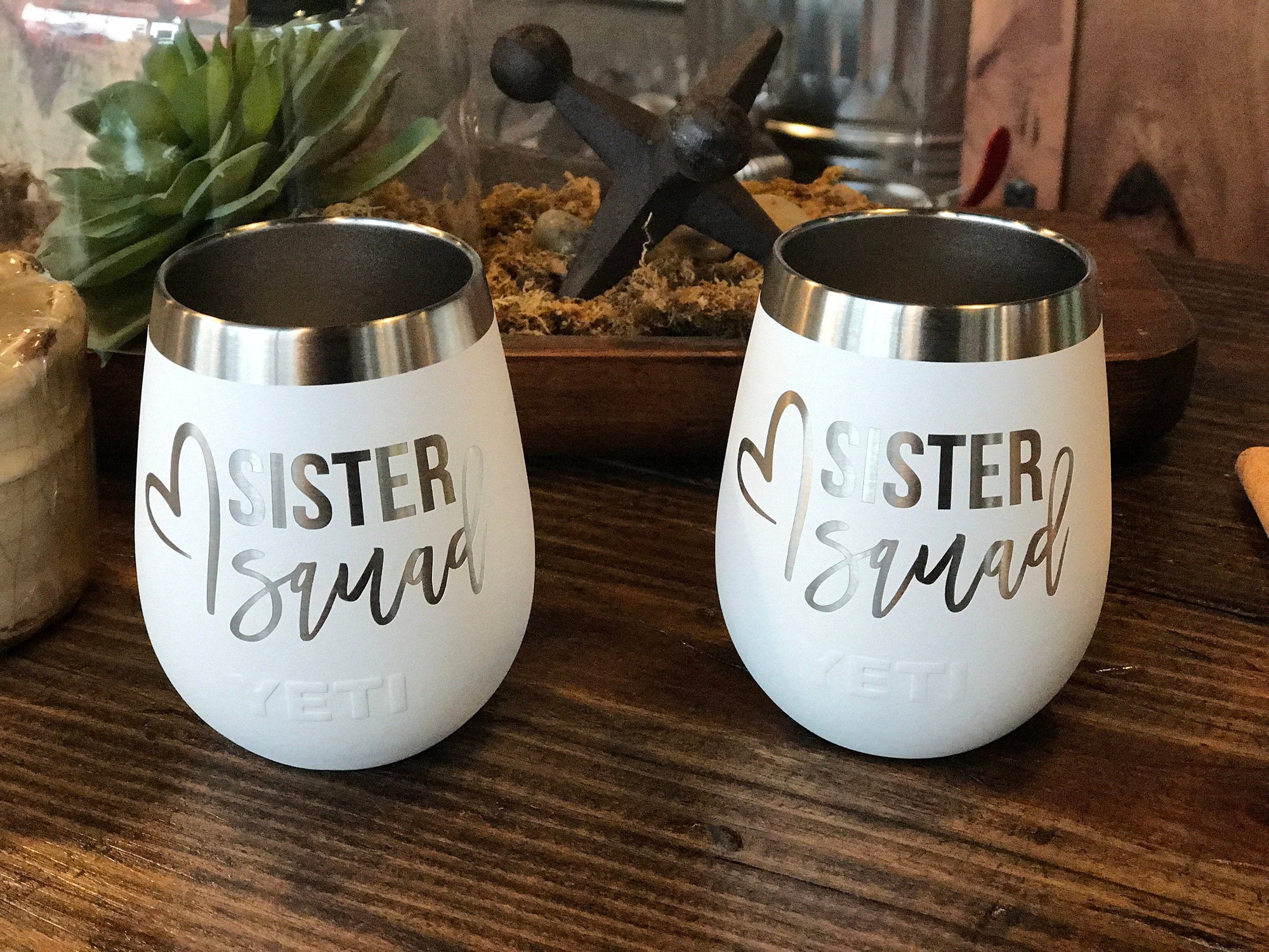 PERSONALIZED Authentic 10 oz Yeti Wine Tumbler - LASER ENGRAVED -  ImpressMeGifts