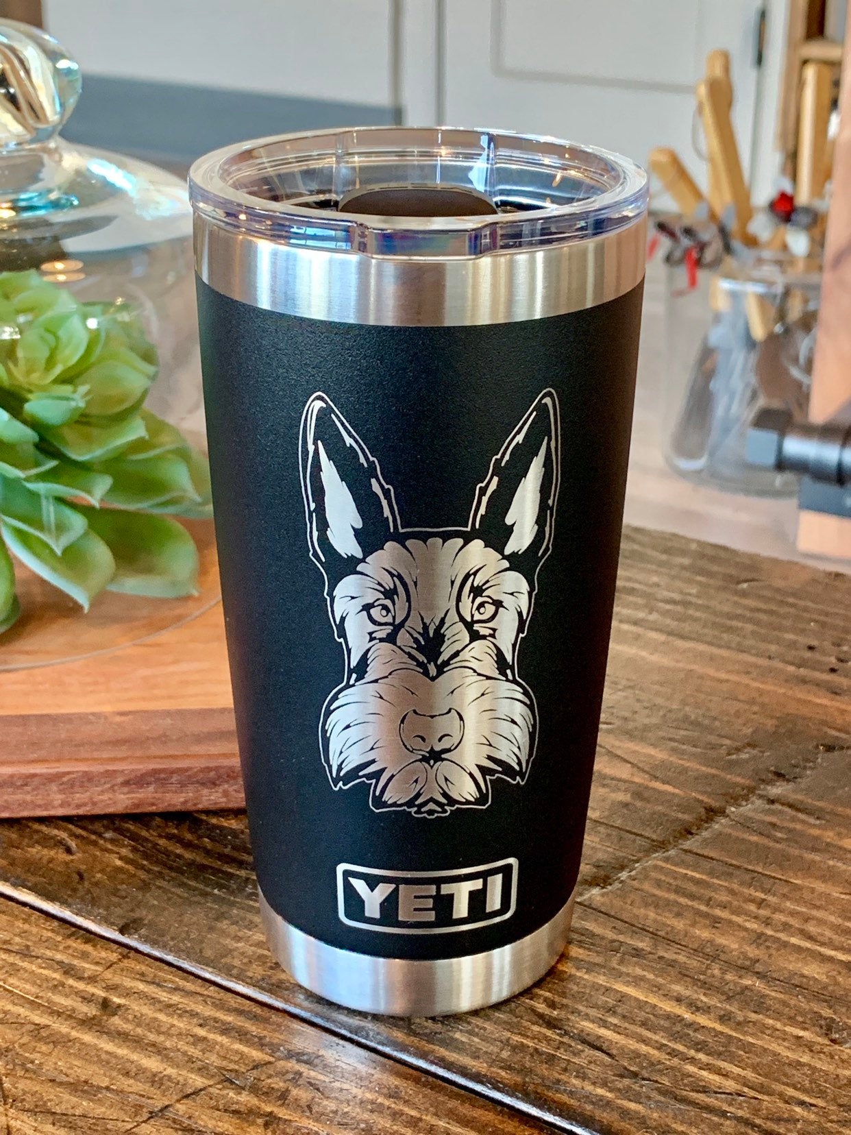 24oz Personalization Laser Engraved on a Yeti Mug. Multiple Colors  Available 