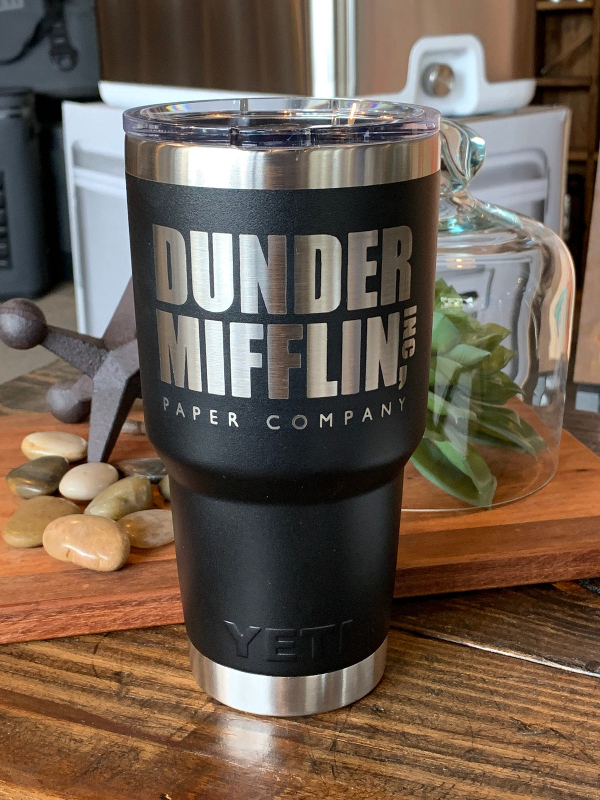 Laser Engraved Authentic YETI Rambler - DUNDER MIFFLIN