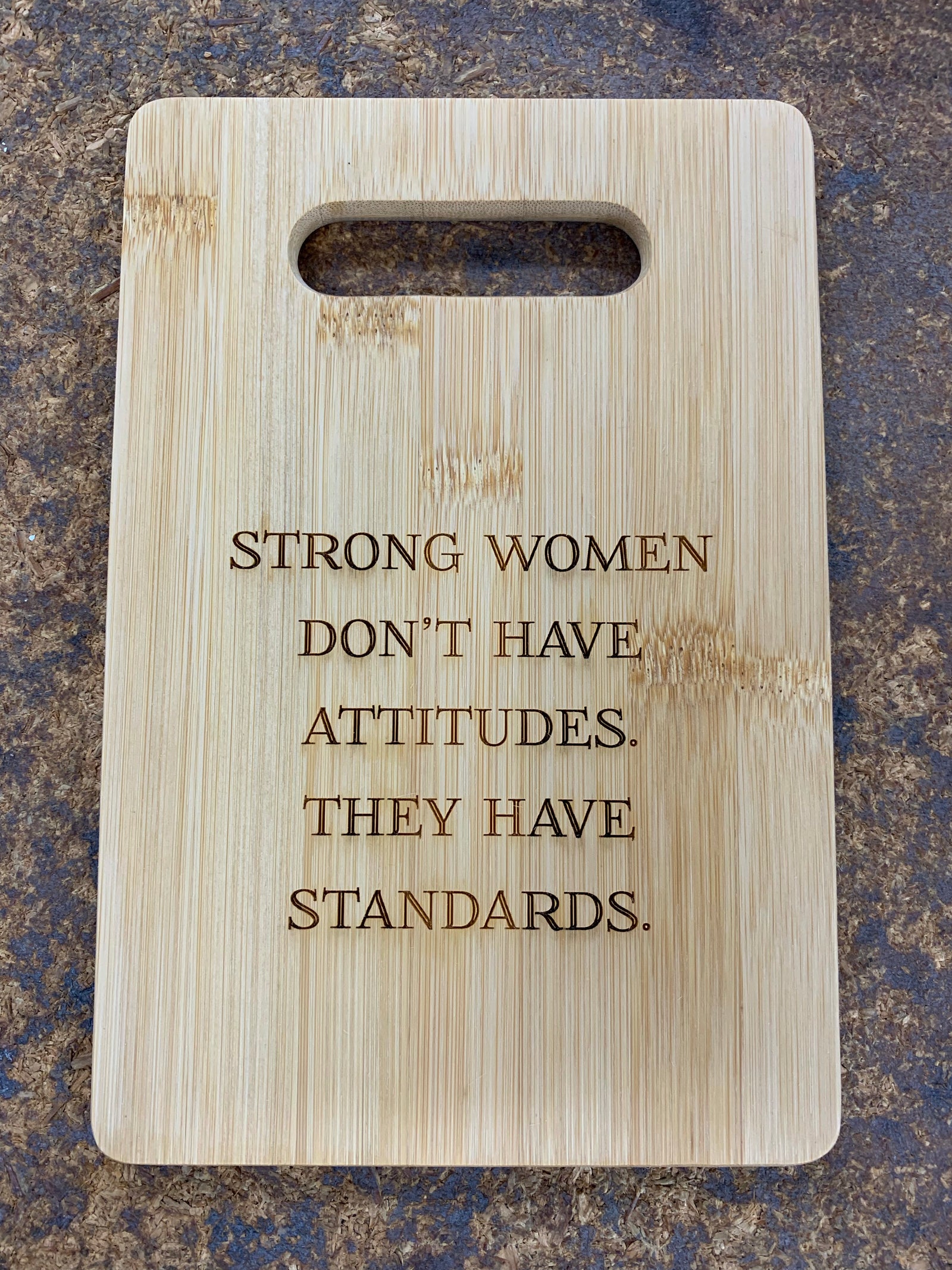 9" x 6" Bamboo Bar Cutting Board - Standards - ImpressMeGifts