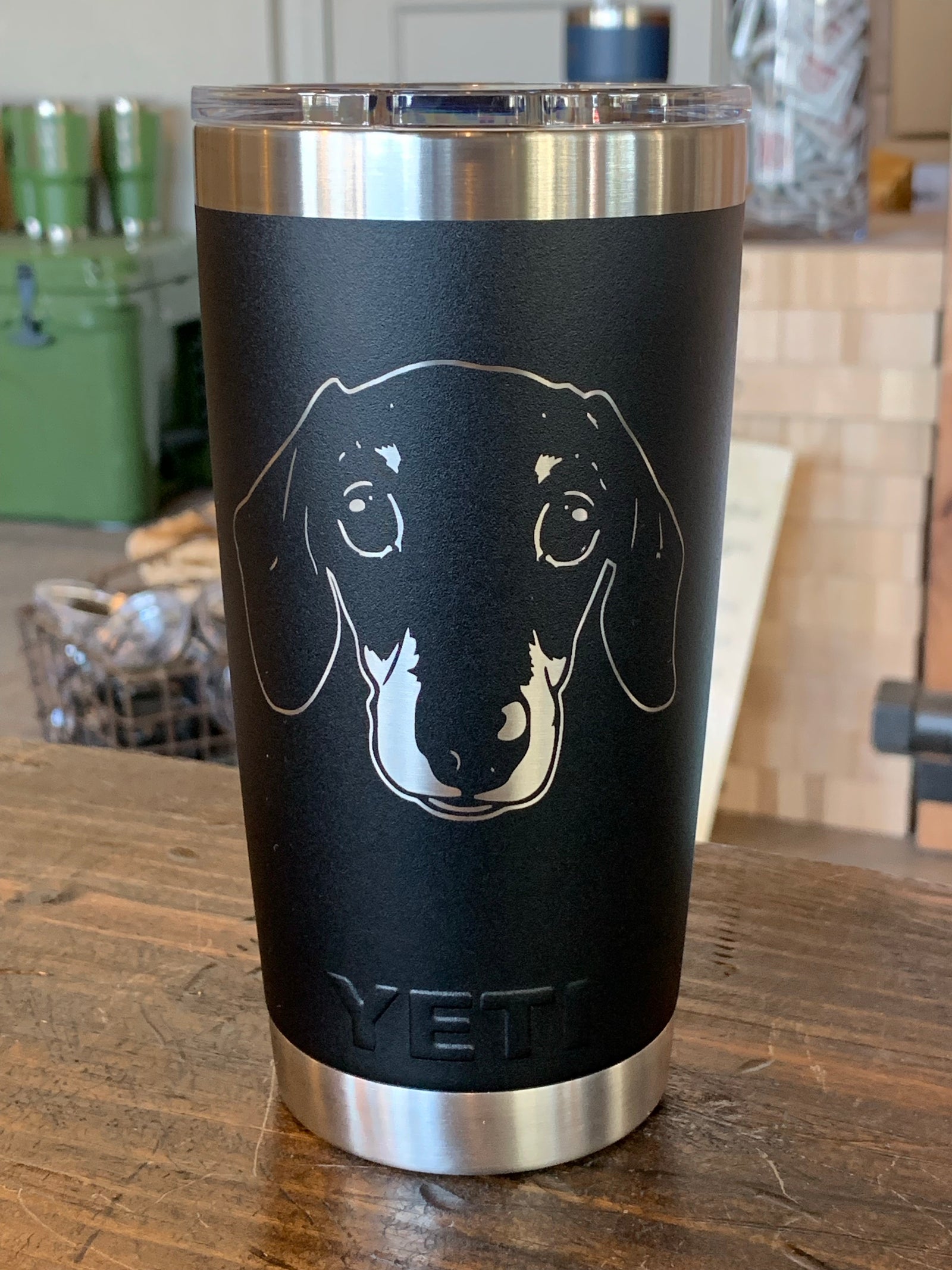 Laser Engraved Authentic YETI Rambler - DACHSHUND - ImpressMeGifts