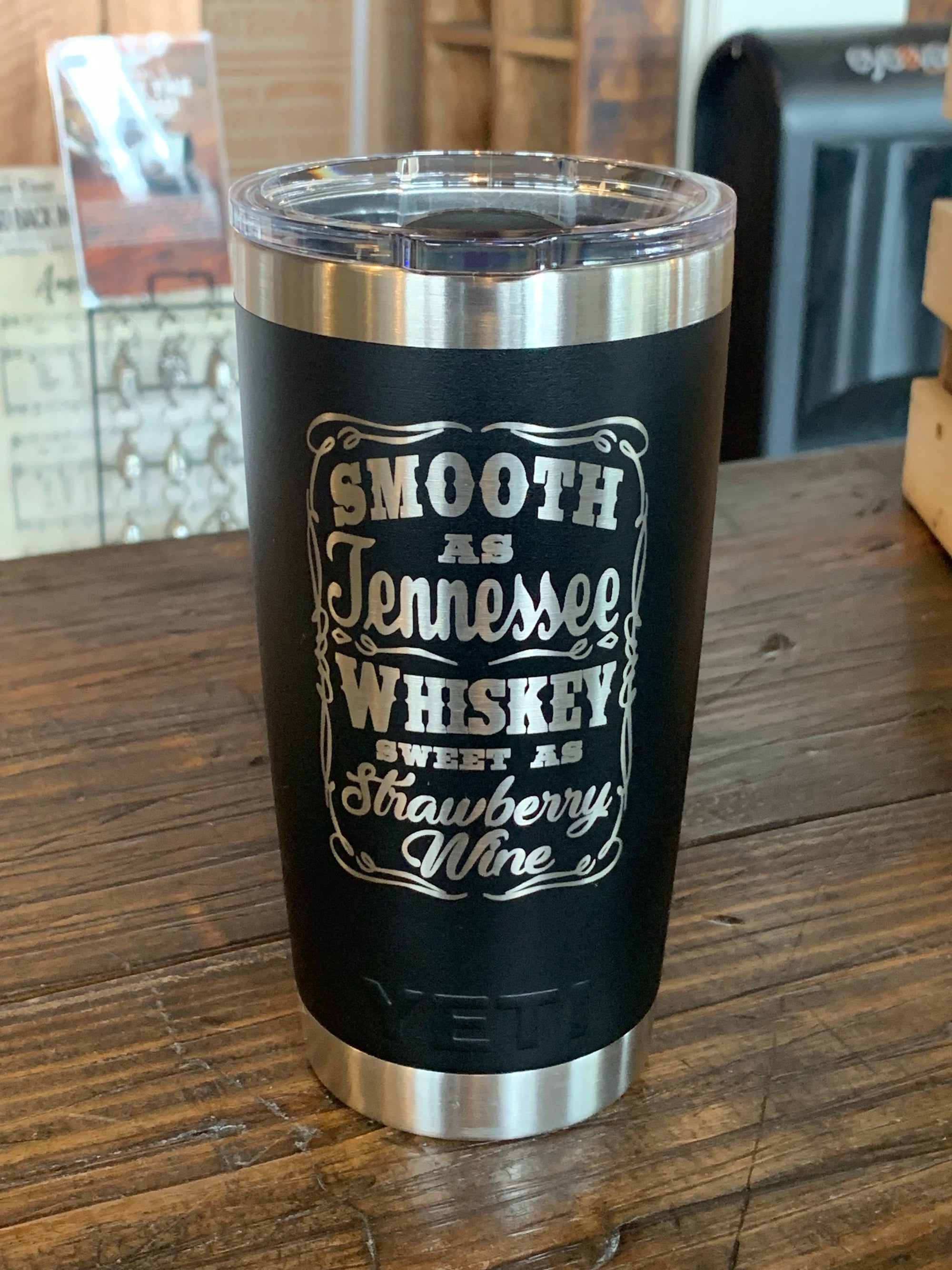 Laser Engraved Authentic YETI Rambler - MAY CONTAIN ALCOHOL