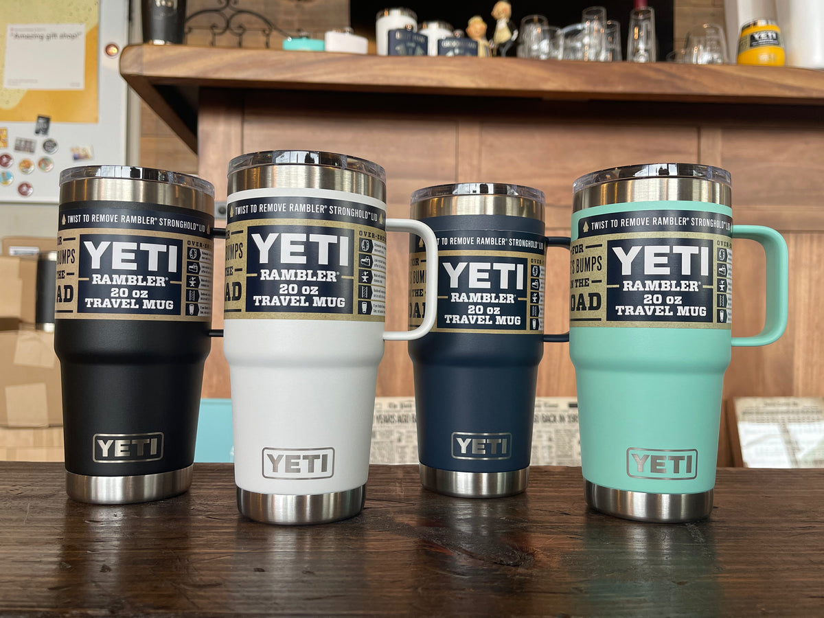 PERSONALIZED Authentic 20 oz Yeti Travel Mug - LASER ENGRAVED