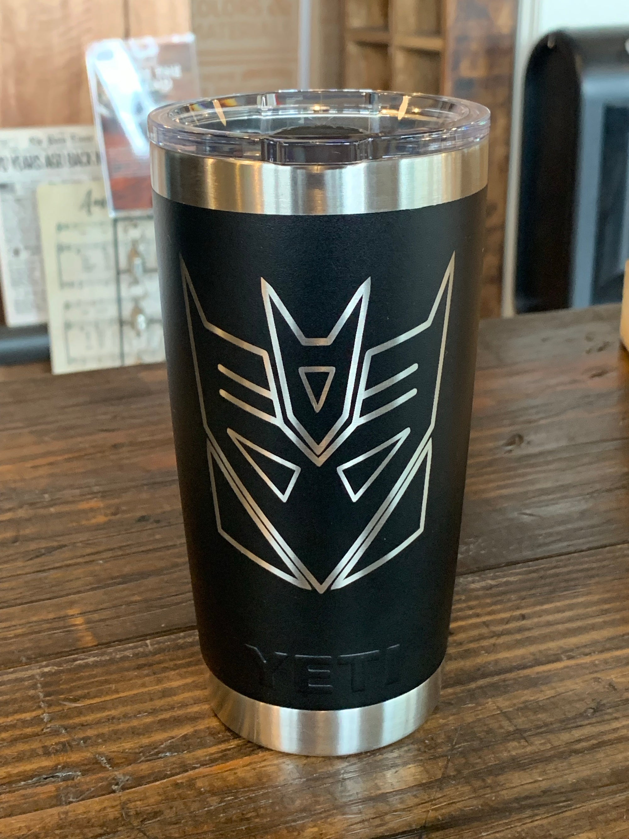 Laser Engraved Authentic YETI Rambler - LAKE BUM - ImpressMeGifts