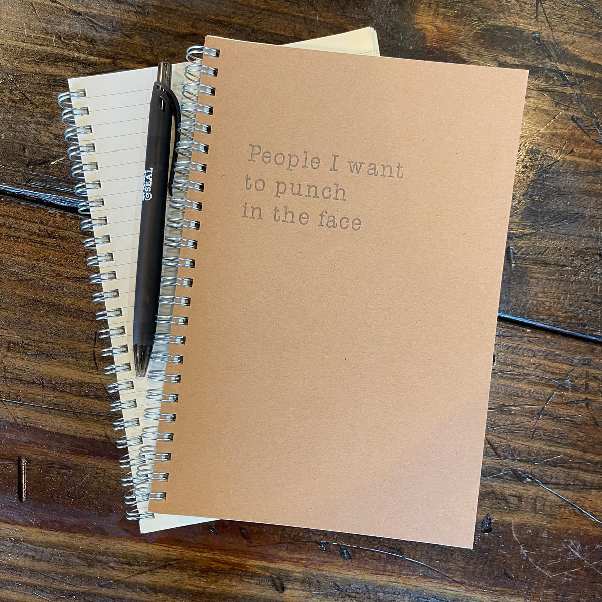 Spiral Notebook - People I Want To Punch