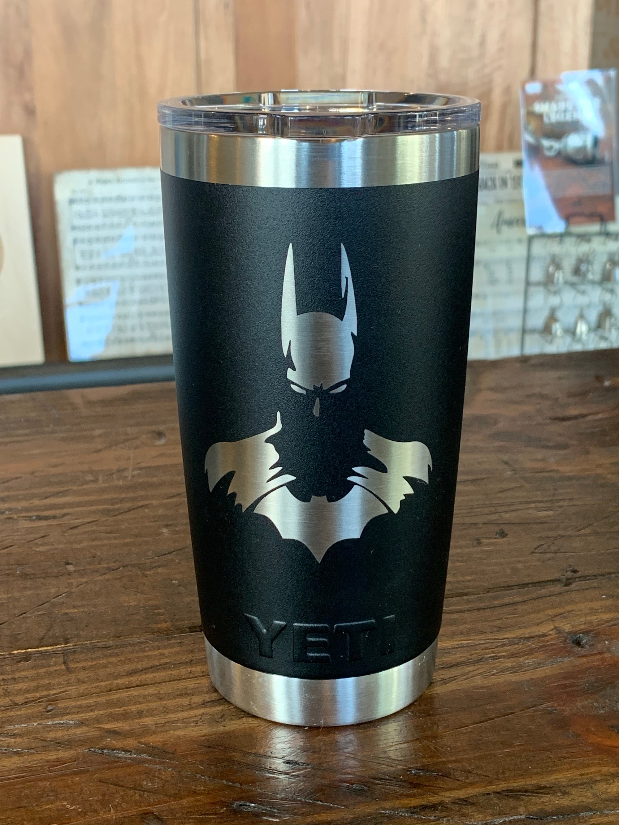 Laser Engraved Authentic YETI Rambler - DRINK & KNOW