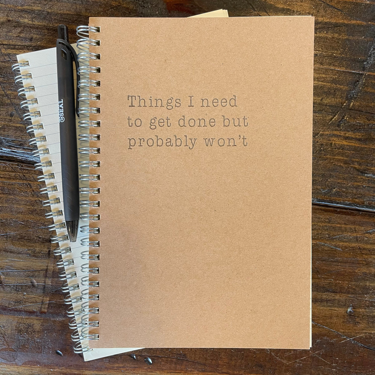 Spiral Notebook - But Probably Won&#39;t