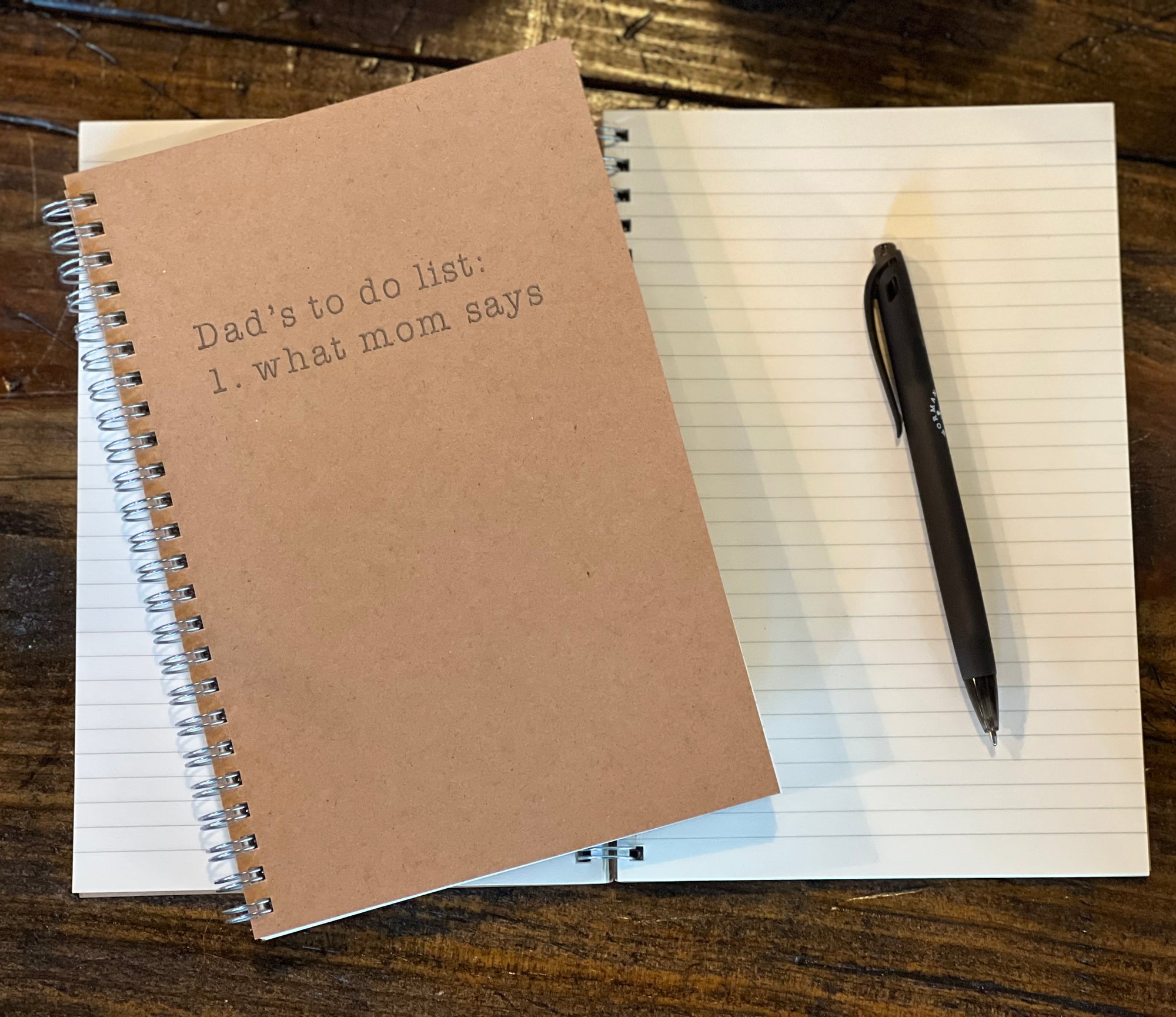 Spiral Notebook - Dad's To Do List - ImpressMeGifts