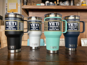 PERSONALIZED Authentic 25 oz YETI Straw Mug - LASER ENGRAVED