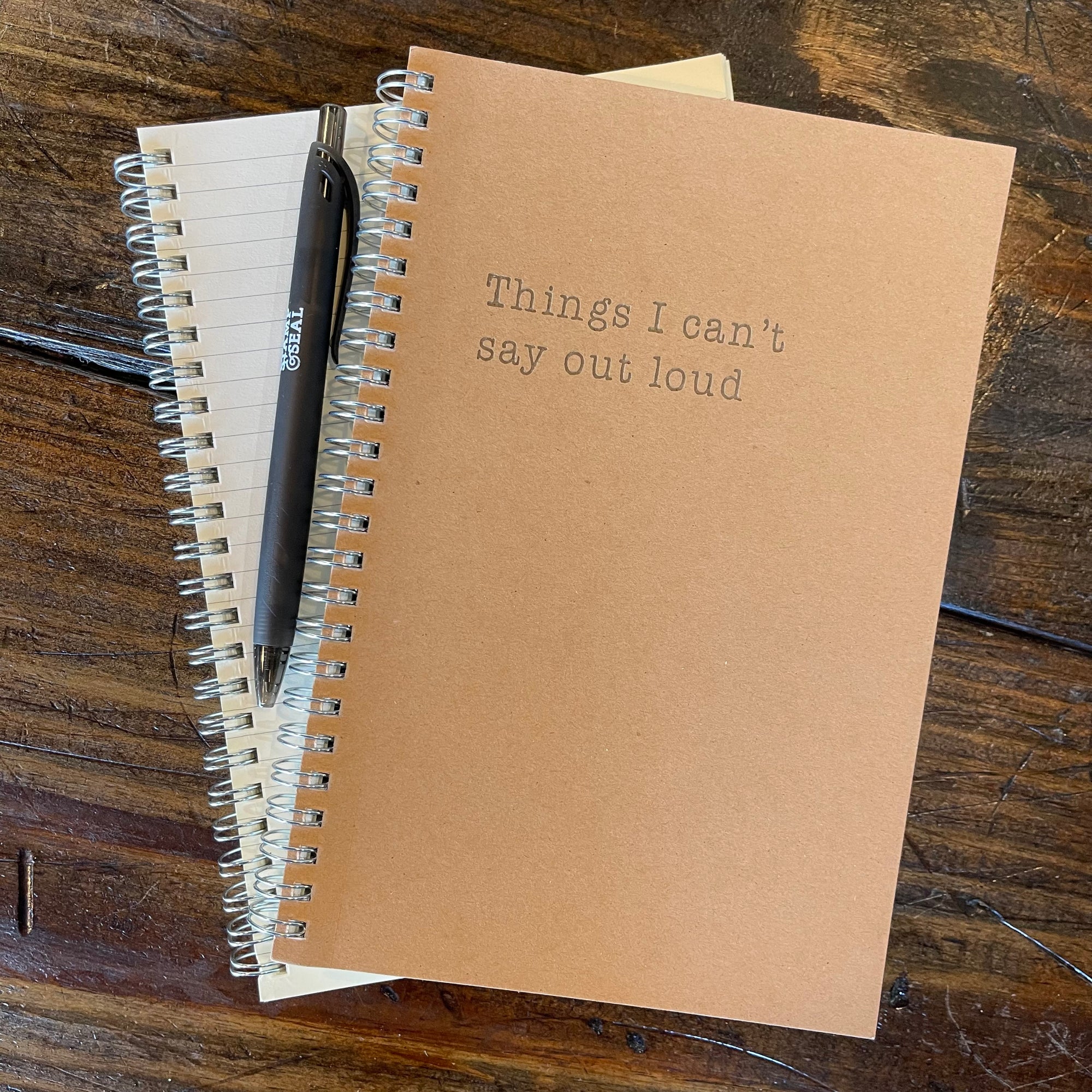 Spiral Notebook - Things I Can't Say Out Loud - ImpressMeGifts