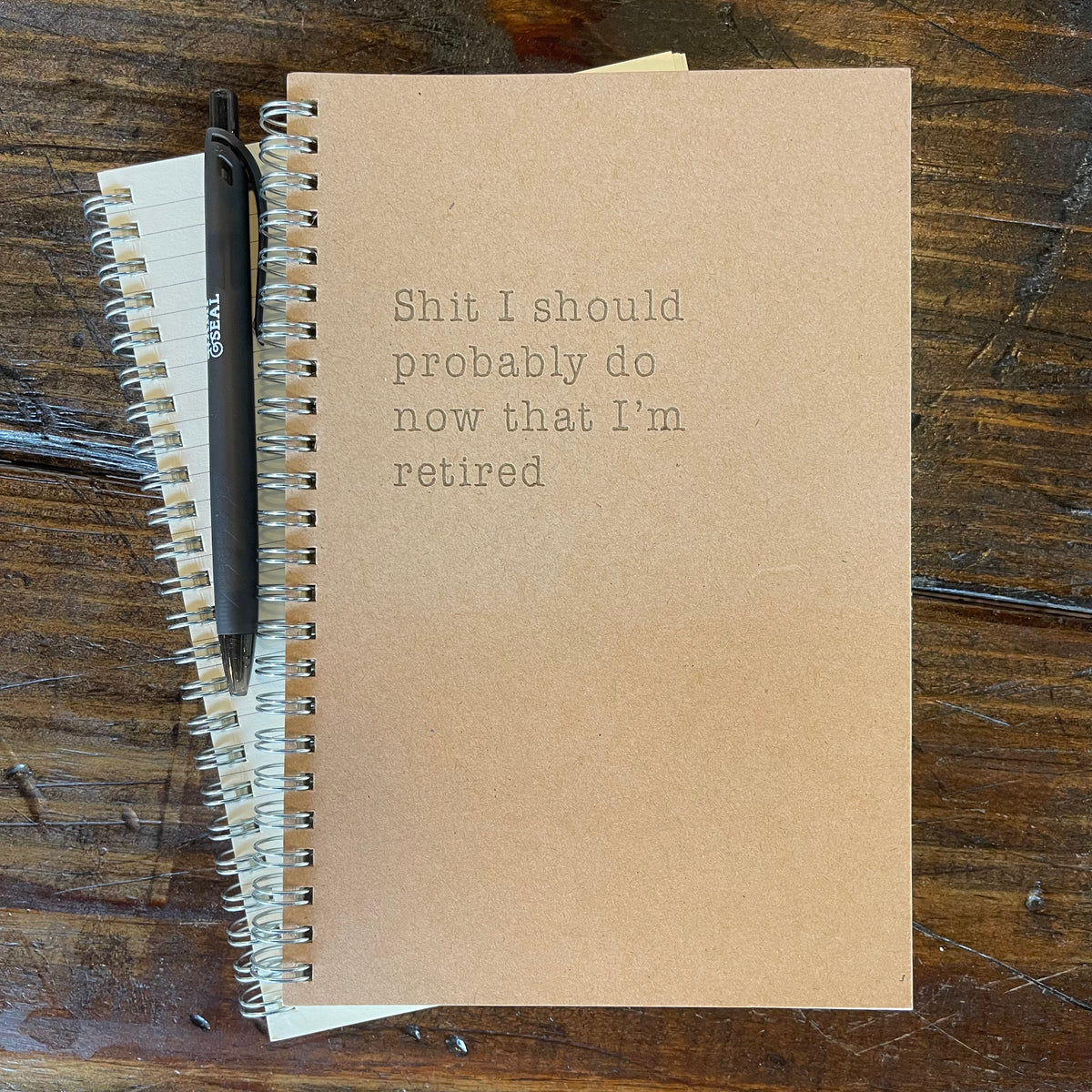 Spiral Notebook - Now That I&#39;m Retired - ImpressMeGifts