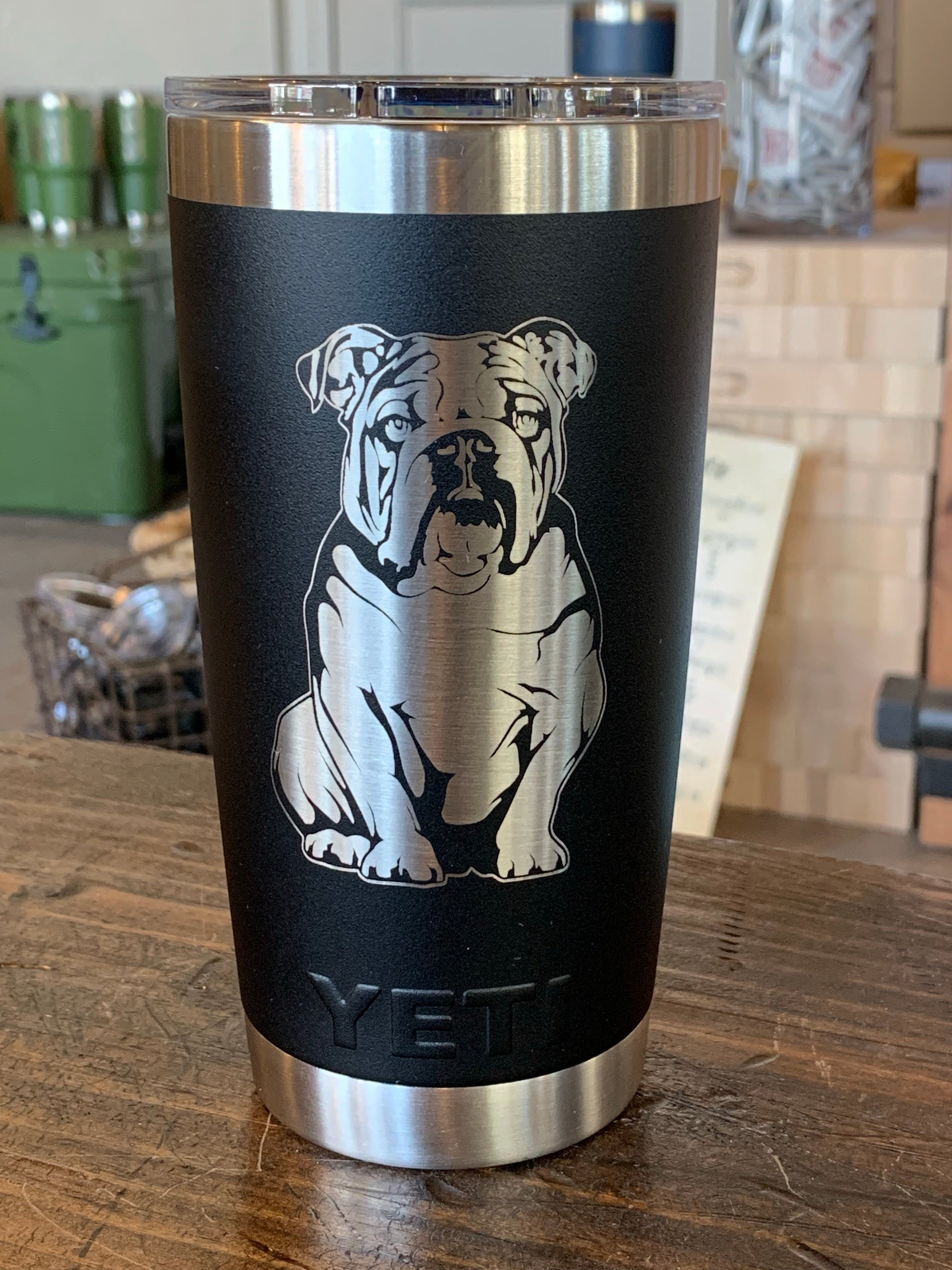 Laser Engraved Authentic Yeti 12oz Kids Bottle - T-Rex